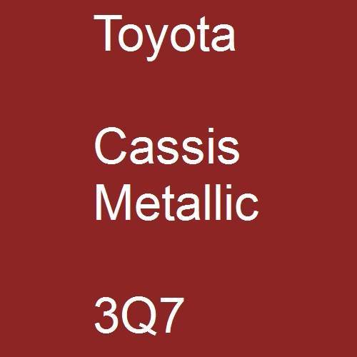 Toyota, Cassis Metallic, 3Q7.